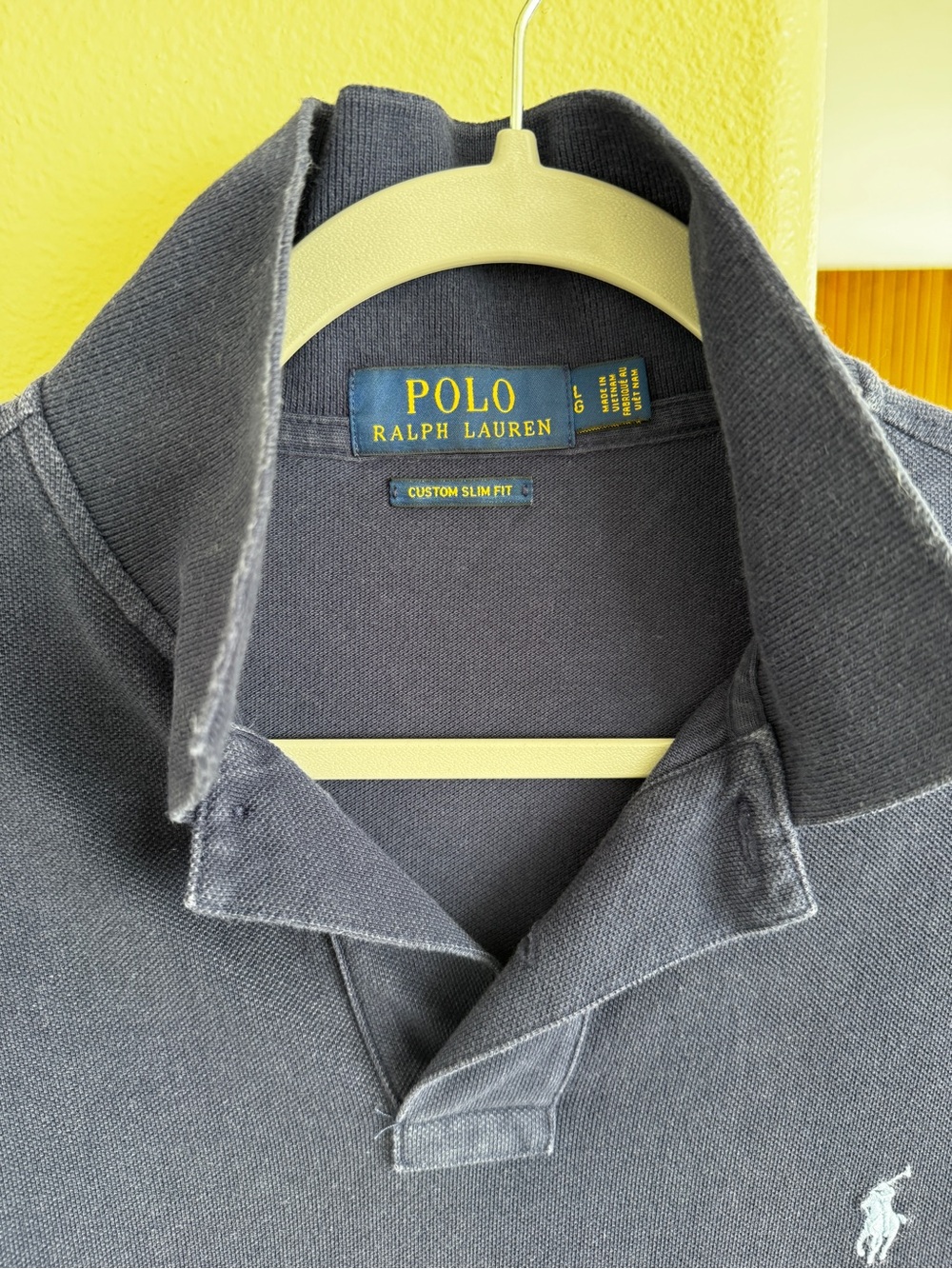Bundle of 3 Polo by Ralph Lauren Navy, Tan & White Men's Polo - Picture 4 of 16